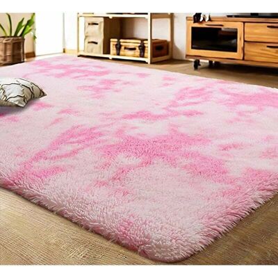 OEM Alfombra De Piel Sintética Esponjosa, Antideslizante, De Felpa Y Terciopelo (rosa Y Blanco, 120 X 160 Cm). OEM Alfombra De Piel Sintética Esponjosa, Antideslizante, De Felpa Y Terciopelo (rosa Y Blanco, 120 X 160 Cm).