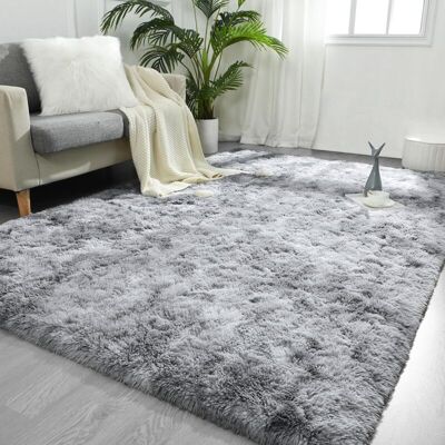 DPZO Alfombra De Salón Lavable Y Peluda, 200 X 300 Cm, Moderna, Antideslizante, Para Interiores, Larga Y Esponjosa, Grande, Para Salón, Dormitorio, Pasillo (gris, 200 X 300 Cm) - Inhhub DPZO Alfombra De Salón Lavable Y Peluda, 200 X 300 Cm, Moderna, Antideslizante, Para Interiores, Larga Y Esponjosa, Grande, Para Salón, Dormitorio, Pasillo (gris, 200 X 300 Cm) - Inhhub