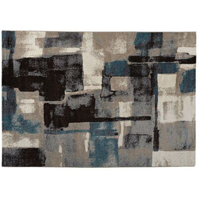 BRICO DEA Alfombra Decora 133×190 Cm – Polipropileno Frisé Azul – Blu004 BRICO DEA Alfombra Decora 133×190 Cm – Polipropileno Frisé Azul – Blu004