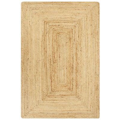 Alfombra De Yute Tejida A Mano Natural 120x180 Cm Vidaxl Alfombra De Yute Tejida A Mano Natural 120x180 Cm Vidaxl