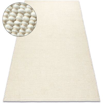 RugsX NEPAL 2100 Alfombra de lana crema natural - Doble cara, 120x170 cm RugsX NEPAL 2100 Alfombra de lana crema natural - Doble cara, 120x170 cm