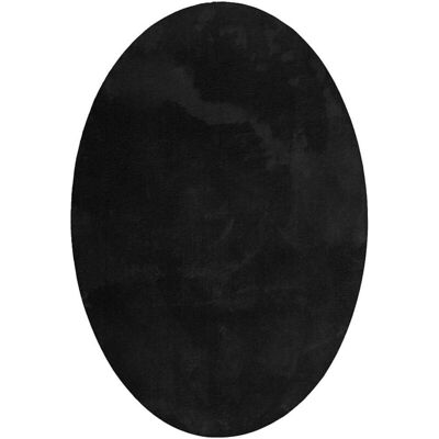 Alfombra Negro 120 X 170 Cm Poliéster Vidaxl Alfombra Negro 120 X 170 Cm Poliéster Vidaxl