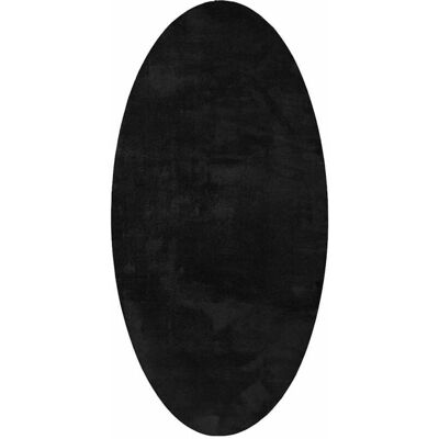 Alfombra Huarte Negro 100 X 200 Cm Poliéster Vidaxl Alfombra Huarte Negro 100 X 200 Cm Poliéster Vidaxl