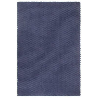 Alfombra Rectangular Algodón Azul Marino 180x250 Cm Vidaxl Alfombra Rectangular Algodón Azul Marino 180x250 Cm Vidaxl