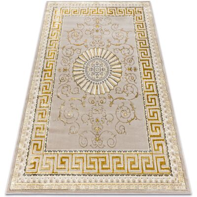 Rugsx - Bliss Z160az147 Alfombra Beige Obscuro / Dorado - Marco, Griego, Exclusivo, Estructural Yellow 120x170 Cm Rugsx - Bliss Z160az147 Alfombra Beige Obscuro / Dorado - Marco, Griego, Exclusivo, Estructural Yellow 120x170 Cm
