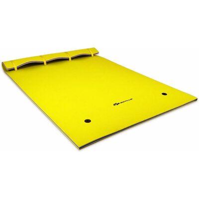 Alfombra Flotante, Tumbona De Agua, Alfombra Flotante No Necesita Inflar, Hamaca De Agua Cama De Agua Flotante, 270 X 180 X 3.5cm Amarillo - Costway Alfombra Flotante, Tumbona De Agua, Alfombra Flotante No Necesita Inflar, Hamaca De Agua Cama De Agua Flotante, 270 X 180 X 3.5cm Amarillo - Costway