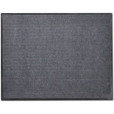 DÉCOSHOP26 Felpudo De Entrada Pvc Gris 90 X 120 Cm Dec023122 DÉCOSHOP26 Felpudo De Entrada Pvc Gris 90 X 120 Cm Dec023122