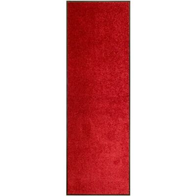 Décoshop26 - Felpudo Lavable Rojo 60x180 Cm Dec023185 Décoshop26 - Felpudo Lavable Rojo 60x180 Cm Dec023185