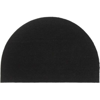 Felpudo Semicircular De Fibra De Coco Negro 60x90 Cm Vidaxl Felpudo Semicircular De Fibra De Coco Negro 60x90 Cm Vidaxl