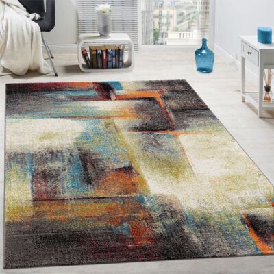 Paco Home - Alfombra De Diseño De Cuadros Moderna Moteada Llamativa En Beige Marrón Gris 240x340 Cm Paco Home - Alfombra De Diseño De Cuadros Moderna Moteada Llamativa En Beige Marrón Gris 240x340 Cm