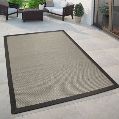 Paco Home - Alfombra De Tejido Plano Interior Y Exterior Moderno Aspecto Natural Monocolor Gris 120x170 Cm Paco Home - Alfombra De Tejido Plano Interior Y Exterior Moderno Aspecto Natural Monocolor Gris 120x170 Cm