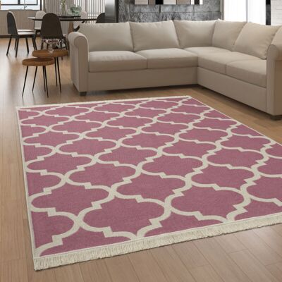 Paco Home Alfombra Salon De Habitacion Se Puede Lavar En La Lavadora Motivo Nordica Boho 80x250 Cm, Pink Paco Home Alfombra Salon De Habitacion Se Puede Lavar En La Lavadora Motivo Nordica Boho 80x250 Cm, Pink