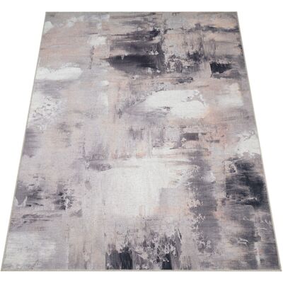 Paco Home Alfombra Salon De Habitacion Tejido Plano Modern Abstract Vintage Se Puede Lavar Beige, Ø 200 Cm Redon Paco Home Alfombra Salon De Habitacion Tejido Plano Modern Abstract Vintage Se Puede Lavar Beige, Ø 200 Cm Redon