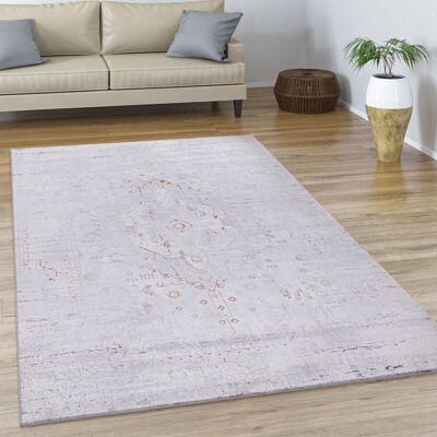 Alfombra Vintage Abstracta Oriental Paco Home - Pelo Corto Alfombra Vintage Abstracta Oriental Paco Home - Pelo Corto