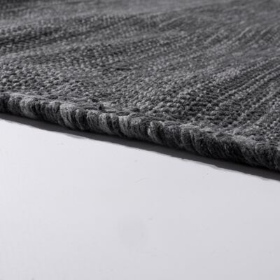 Paco Home - Alfombra Diseño Kilim Tejida A Mano 100% Algodón Moderna Jaspeada Gris 120x170 Cm Paco Home - Alfombra Diseño Kilim Tejida A Mano 100% Algodón Moderna Jaspeada Gris 120x170 Cm