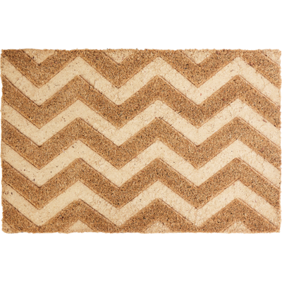 BELIANI Felpudo Moderno Zigzag - Felpudo BELIANI Felpudo Moderno Zigzag - Felpudo