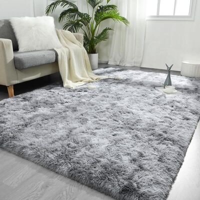 LIIYIELA Alfombra Lavable Para Salón, 200 X 300 Cm, Moderna, Antideslizante, Para Interior, Larga, Suave Y Afelpada, Ideal Para Salón, Dormitorio, Pasillo (gris, 200 X 300 Cm). LIIYIELA Alfombra Lavable Para Salón, 200 X 300 Cm, Moderna, Antideslizante, Para Interior, Larga, Suave Y Afelpada, Ideal Para Salón, Dormitorio, Pasillo (gris, 200 X 300 Cm).