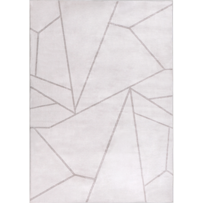BELIANI Alfombra Elegante 160 X 230 Cm De Tela Motivo Geométrico Sala De Estar Dormitorio Apto Para Calefacción Por Suelo Radiante Base Antideslizante Beige Claro Posof BELIANI Alfombra Elegante 160 X 230 Cm De Tela Motivo Geométrico Sala De Estar Dormitorio Apto Para Calefacción Por Suelo Radiante Base Antideslizante Beige Claro Posof