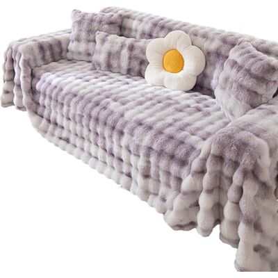 OEM Cojín De Sofá Y Alfombra De Peluche Grueso Con Forma De Conejo - Morado C OEM Cojín De Sofá Y Alfombra De Peluche Grueso Con Forma De Conejo - Morado C