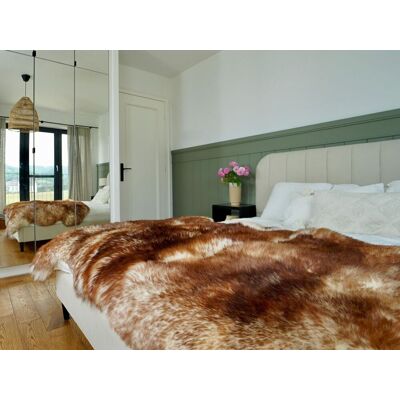 OEM Alfombra Gigante De Piel De Oveja Triple Mouflon Blanca Y Marrón, Alfombra De Lana De Cuero Genuino De 64" X 46", Alfombra Decorativa Natural, Muy Gruesa Y Brillante. OEM Alfombra Gigante De Piel De Oveja Triple Mouflon Blanca Y Marrón, Alfombra De Lana De Cuero Genuino De 64" X 46", Alfombra Decorativa Natural, Muy Gruesa Y Brillante.
