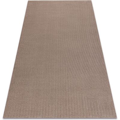 RUGSX Alfombra De Lana Textura 488.12.la600 Osta - Olas, Marco Geométrico Estructural Marrón Brown 240x340 Cm RUGSX Alfombra De Lana Textura 488.12.la600 Osta - Olas, Marco Geométrico Estructural Marrón Brown 240x340 Cm
