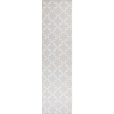 Alfombra de Pasillo Beige en Poliéster - Patrón Oriental Cuadrifolio - 180x300cm Alfombra de Pasillo Beige en Poliéster - Patrón Oriental Cuadrifolio - 180x300cm