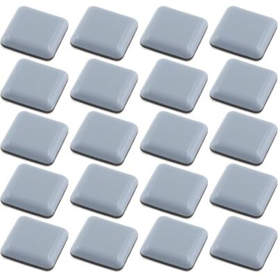 OEM Juego De 20 Piezas De Deslizadores Adhesivos Cuadrados De 2,5 Cm Para Muebles, Protectores De Suelo Para Sillas, Almohadillas Autoadhesivas Para Mover Muebles, Aptas Para Suelos De Madera Y Alfombras. OEM Juego De 20 Piezas De Deslizadores Adhesivos Cuadrados De 2,5 Cm Para Muebles, Protectores De Suelo Para Sillas, Almohadillas Autoadhesivas Para Mover Muebles, Aptas Para Suelos De Madera Y Alfombras.