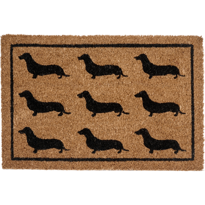 Beliani Felpudo Natural de Coco Antideslizante 40 x 60 cm Diseño Perros Moderno Interior Beliani Felpudo Natural de Coco Antideslizante 40 x 60 cm Diseño Perros Moderno Interior