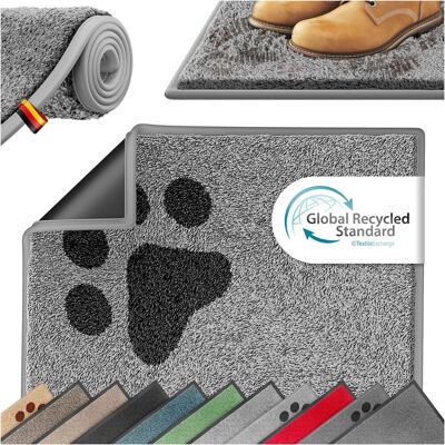 Kesser® Felpudo, Antideslizante - Gris Claro / Negro, 50 X 80 Cm, Motivo Kesser® Felpudo, Antideslizante - Gris Claro / Negro, 50 X 80 Cm, Motivo