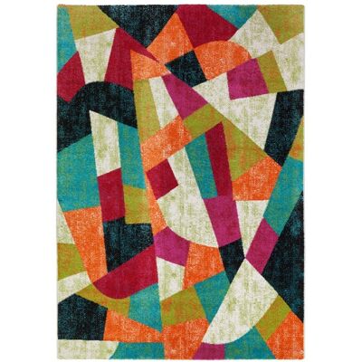 Alfombra Geométrica Multicolor WMD MUL433 en Polipropileno - Alfombra Alfombra Geométrica Multicolor WMD MUL433 en Polipropileno - Alfombra