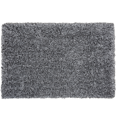 Beliani - Alfombra de Pelo Largo Blanco y Negro 200x300 - Alfombra Beliani - Alfombra de Pelo Largo Blanco y Negro 200x300 - Alfombra