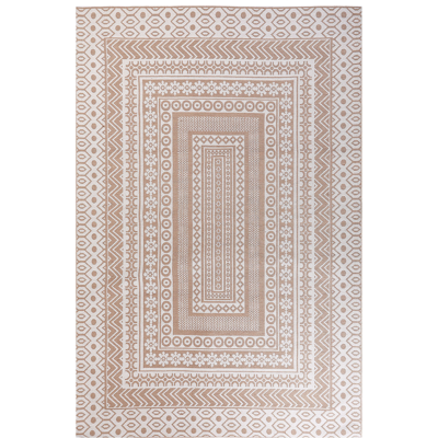 Beliani Alfombra de yute beige y blanca 200x300cm - Alfombra Beliani Alfombra de yute beige y blanca 200x300cm - Alfombra