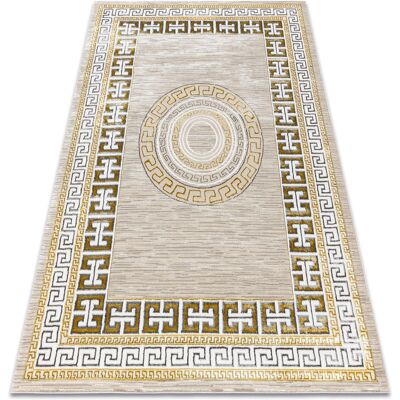 RUGSX Bliss Z205az127 Alfombra Crema / Dorado - Marco, Griego, Moderna, Estructural Beige 200x290 Cm RUGSX Bliss Z205az127 Alfombra Crema / Dorado - Marco, Griego, Moderna, Estructural Beige 200x290 Cm