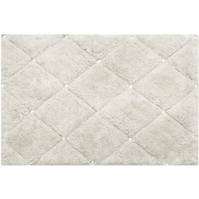 OEM Alfombra De Ba脩o Chic De Algod脫n Suave Con Cristales 60x90cm Crema OEM Alfombra De Ba脩o Chic De Algod脫n Suave Con Cristales 60x90cm Crema