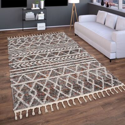 PACO HOME Monza 653 - Alfombra Geométrica Multicolor PACO HOME Monza 653 - Alfombra Geométrica Multicolor