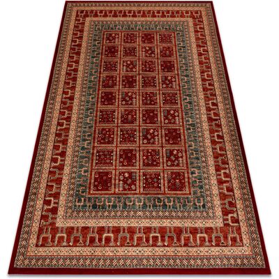 RUGSX Alfombra De Lana Kashqai 4349 300 Oriental, Marco Terracota / Verde Red 200x250 Cm RUGSX Alfombra De Lana Kashqai 4349 300 Oriental, Marco Terracota / Verde Red 200x250 Cm
