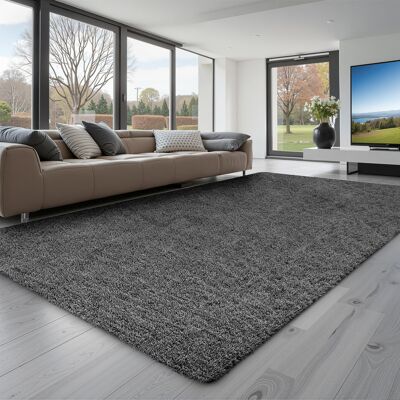 Vevor Alfombra De Pelo Largo, Mullida, De Triple Capa, Forma Rectángulo, Ideal Para Salón, Dormitorio Y Jardín De Invierno, Suave, Antideslizante Y Sin Pelusa, Color Gris, 2438 X 1524 X 42 Mm Vevor Alfombra De Pelo Largo, Mullida, De Triple Capa, Forma Rectángulo, Ideal Para Salón, Dormitorio Y Jardín De Invierno, Suave, Antideslizante Y Sin Pelusa, Color Gris, 2438 X 1524 X 42 Mm