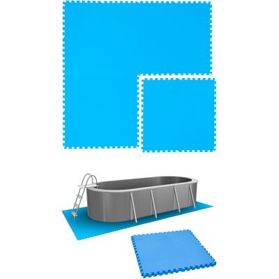 Eyepower - 2,6 M² Alfombra De Piscina - 4 Esteras Eva 81x81 - Juego De Alfombrillas Suelo Eyepower - 2,6 M² Alfombra De Piscina - 4 Esteras Eva 81x81 - Juego De Alfombrillas Suelo