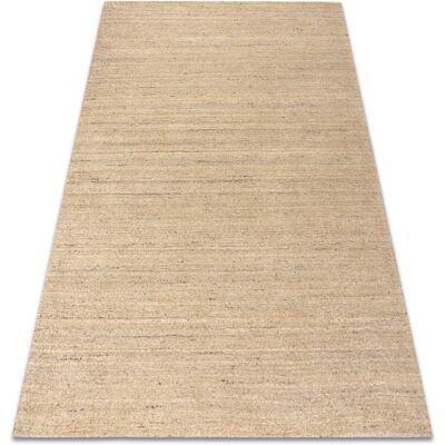 RUGSX Alfombra De Lana Berber Loom Arena Beige - Tejida A Mano Mezcla Grueso Beige 150x200 Cm RUGSX Alfombra De Lana Berber Loom Arena Beige - Tejida A Mano Mezcla Grueso Beige 150x200 Cm