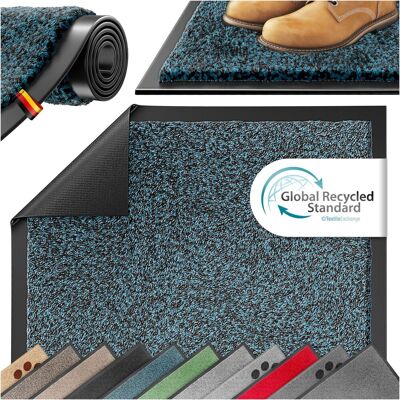 Kesser® Felpudo, Antideslizante - Azul Petróleo / Antracita, 120 X 180 Cm, Multi Kesser® Felpudo, Antideslizante - Azul Petróleo / Antracita, 120 X 180 Cm, Multi