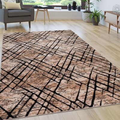 Paco Home Alfombra Salon De Habitacion Pelo Largo Felpa Vintage Moderna Beige, Ø 160 Cm Redon Paco Home Alfombra Salon De Habitacion Pelo Largo Felpa Vintage Moderna Beige, Ø 160 Cm Redon