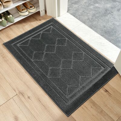 OEM Felpudo De Interior De 50 X 80 Cm, Antideslizante Y Absorbente, Lavable A Máquina, Duradero, Para Pasillo, Jardín, Patio, Color Gris Oscuro OEM Felpudo De Interior De 50 X 80 Cm, Antideslizante Y Absorbente, Lavable A Máquina, Duradero, Para Pasillo, Jardín, Patio, Color Gris Oscuro