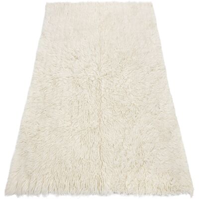 RUGSX Flokati De Lana - Cubrecamas, Tartán White 55x110 Cm RUGSX Flokati De Lana - Cubrecamas, Tartán White 55x110 Cm