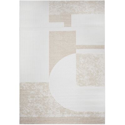 Privatefloor - Alfombra Grande De Diseño Contemporáneo Y Moderno - Beige (290x200 Cm) - Kopa Privatefloor - Alfombra Grande De Diseño Contemporáneo Y Moderno - Beige (290x200 Cm) - Kopa