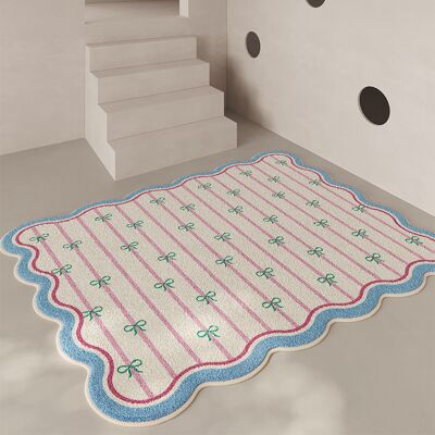 OEM Alfombra De Felpa Sintética A Cuadros Con Lazo, Decoración Para Sala De Estar, Antideslizante, Resistente A Las Manchas, Alfombra Para Sofá, Regalo Para Niñas, 6090cm (rosa), Estilo Tres. OEM Alfombra De Felpa Sintética A Cuadros Con Lazo, Decoración Para Sala De Estar, Antideslizante, Resistente A Las Manchas, Alfombra Para Sofá, Regalo Para Niñas, 6090cm (rosa), Estilo Tres.