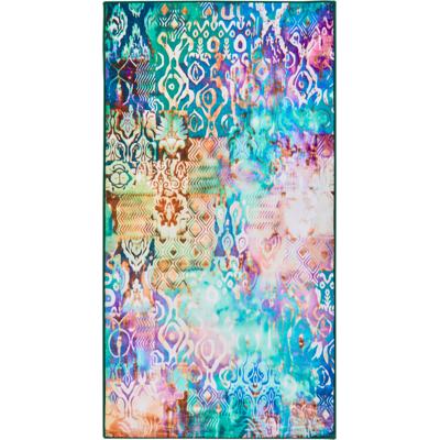 BELIANI Alfombra Tejida A Mano Estilo Boho Oriental Estampado Llamativo 80 X 150 Cm Multicolor Isvanta BELIANI Alfombra Tejida A Mano Estilo Boho Oriental Estampado Llamativo 80 X 150 Cm Multicolor Isvanta