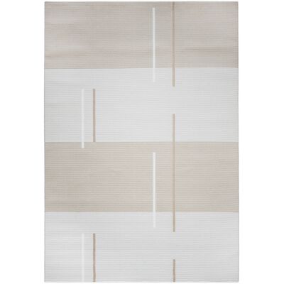 Privatefloor - Alfombra Grande De Diseño Contemporáneo Y Moderno - Beige (290x200 Cm) - Fune Privatefloor - Alfombra Grande De Diseño Contemporáneo Y Moderno - Beige (290x200 Cm) - Fune