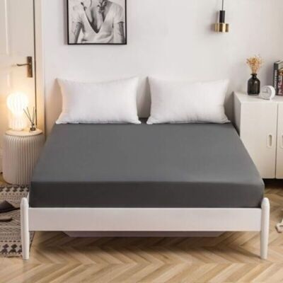 OEM Colcha De 150x200 Cm Con Faldón De 28 Cm En Color Gris, Microfibra De Alta Calidad De 100 G/m², 100% Poliéster, Suave, Duradera Y Resistente A Las Arrugas. OEM Colcha De 150x200 Cm Con Faldón De 28 Cm En Color Gris, Microfibra De Alta Calidad De 100 G/m², 100% Poliéster, Suave, Duradera Y Resistente A Las Arrugas.