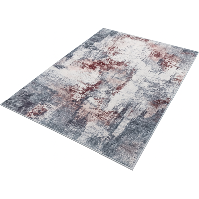 OEM Alfombra Abstracta Vintage Xfrog (rojo/gris, 120 X 160 Cm) OEM Alfombra Abstracta Vintage Xfrog (rojo/gris, 120 X 160 Cm)