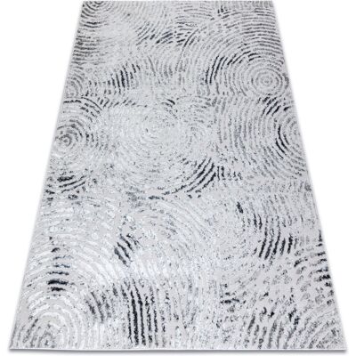 Rugsx - Alfombra Mefe Moderna 8725 Círculos Huella Dactilar - Structural Dos Niveles De Vellón Gris Grey 160x220 Cm Rugsx - Alfombra Mefe Moderna 8725 Círculos Huella Dactilar - Structural Dos Niveles De Vellón Gris Grey 160x220 Cm